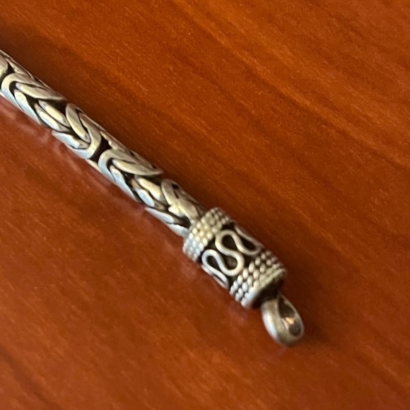 Vintage silver tone bracelet 8” - Picture 5 of 6